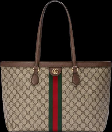 Gucci Ophidia GG Medium Tote Beige/Ebony