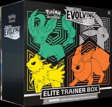 Pokémon TCG Sword & Shield Evolving Skies Elite Trainer Box (Flareon/Jolteon/Umbreon/Leafeon)