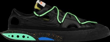 Nike Blazer Low Off-White Black Electro Green (US 9)