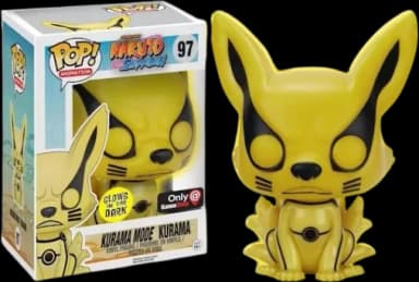 Funko Pop! Animation Naruto Shippuden Kurama Mode (Glow) GameStop Exclusive 6 Inch Figure #97