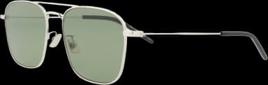 Saint Laurent Aviator Sunglasses Silver/Green (SL309-30008020-003)