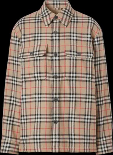 Burberry Vintage Check Shirt Jacket Beige (US XL)