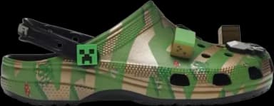 Crocs Classic Clog Minecraft Grass Block (US Men's 10)
