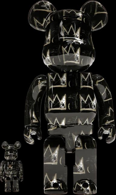 Bearbrick Jean-Michel Basquiat #8 100% & 400% Set