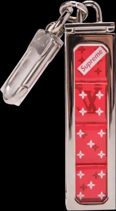 Louis Vuitton x Supreme Dice Key Chain Red
