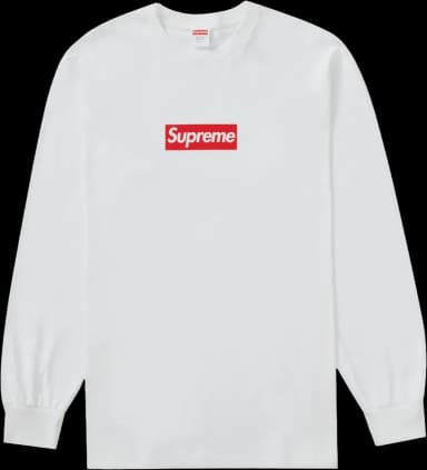 Supreme Box Logo L/S Tee White (US S)