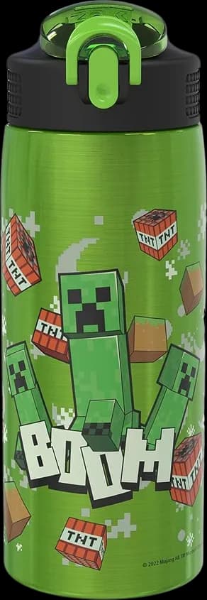 Zak Designs Minecraft Water Bottle