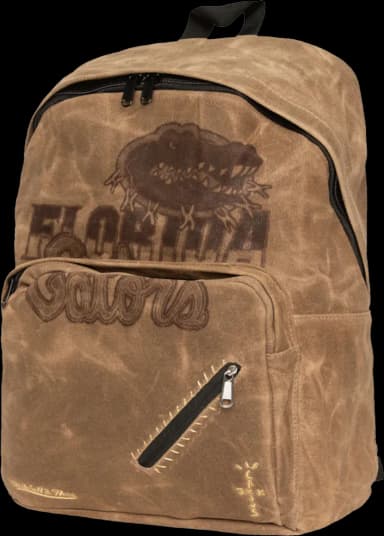 Travis Scott x Mitchell & Ness Florida Gators Backpack Brown