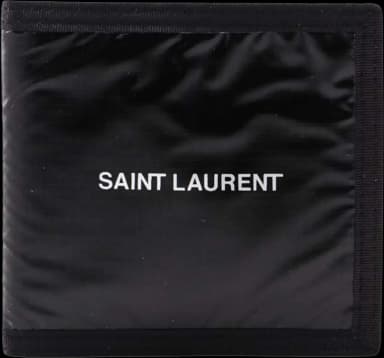 Saint Laurent Nuxx Nylon Logo Print Wallet Black