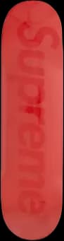 Supreme Tonal Box Logo Skateboard Deck Red