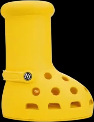 MSCHF x Crocs Big Red Boot (Yellow) (US 10)