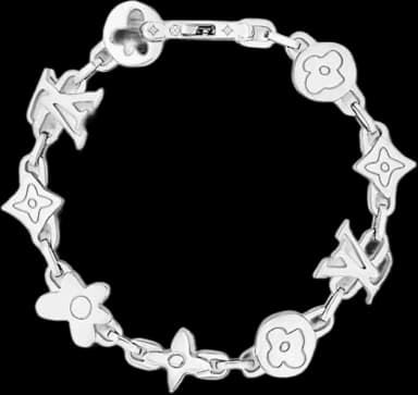Louis Vuitton by Tyler, the Creator Monogram Craggy Bracelet Silver-color ( US - L )