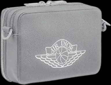 Dior x Jordan Wings Messenger Bag Grey
