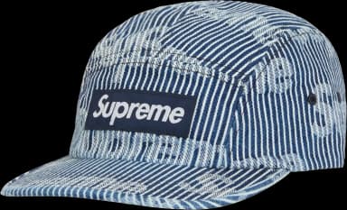 Supreme Denim Camp Cap (SS24) Stripe