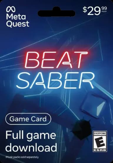 Beat Saber Meta Quest Gift Card