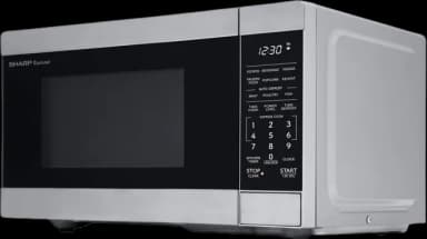 SHARP Oven Countertop Microwave, 0.7 CuFt, Stainless Steel